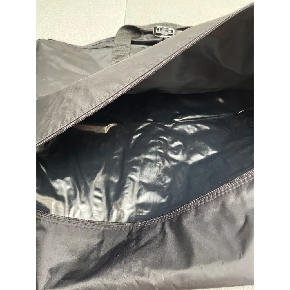 WallyBags Deluxe Travel Garment Bag w Two Zip Large Pockets Black 39